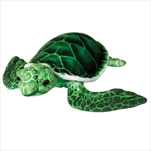 Real Planet™ Green Pacific Sea Turtle Realistic Plush Stuffed Animal