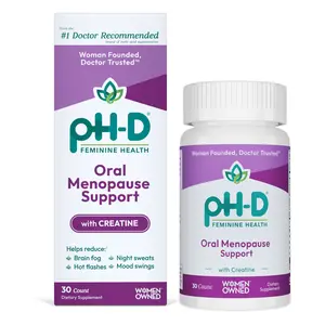 pH-D Feminine Health - Menopause Support with Creatine - Helps Reduce Brain Fog, Night Sweats, Hot Flashes, and Mood Swings