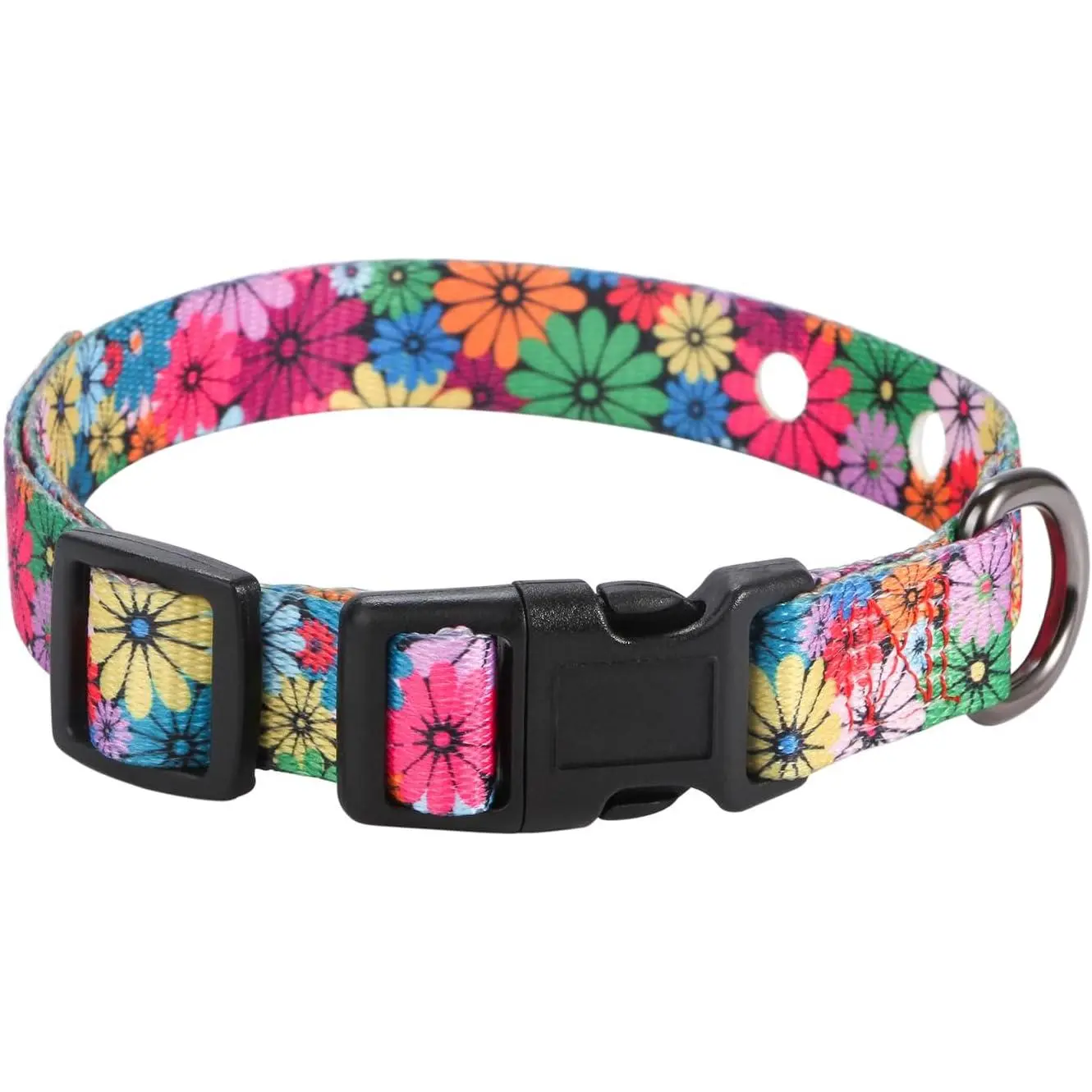 / Inch Replacement Collar Strap Shock Collar with  Holes, Compatible with Nearly All Brands and Models of Underground Electric Dog Fences and Training Collars, Floral Pattern
