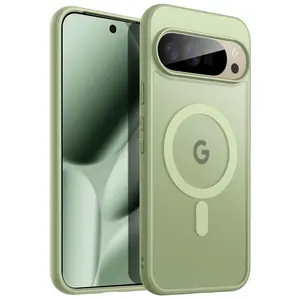JETech Magnetic Case for Google Pixel 10 Pro XL 2025, Compatible with MagSafe and Pixelsnap Charger, Translucent Matte Back Shockproof Phone Cover