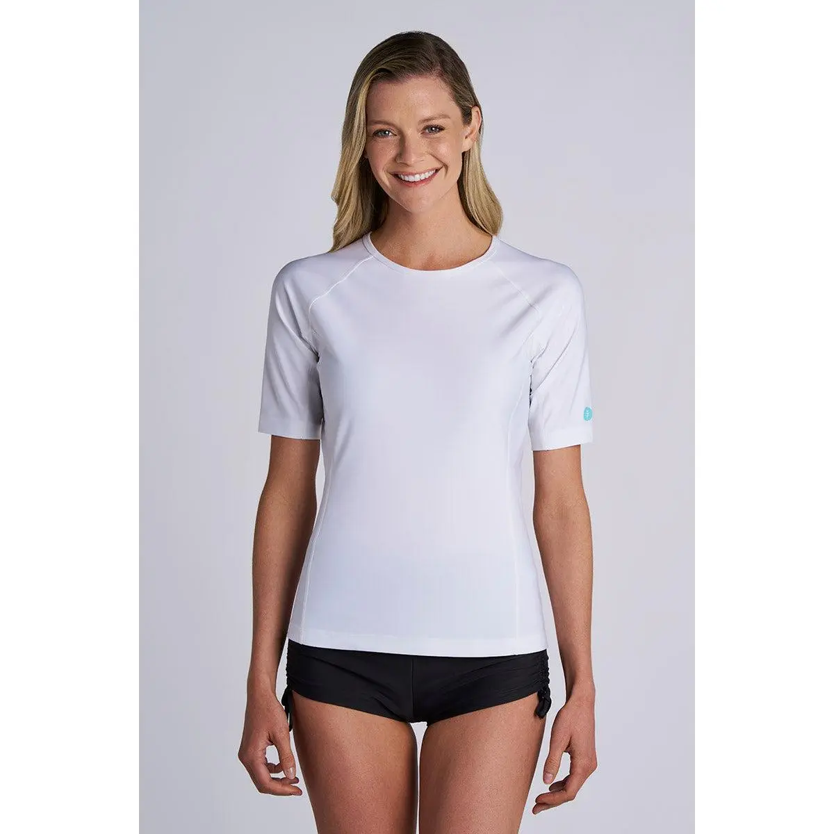 Hightide | Women's Short Sleeve Swim Shirt | White