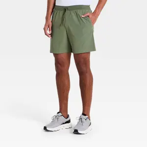 Men's 360 Lifestyle Drawstring Shorts - All in Motion Olive Green XS