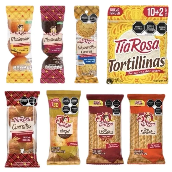 Tía Rosa Variedad- Mantecadas, Tortillinas, Cuernitos, Panque, Doraditas, Polvorones Caseros