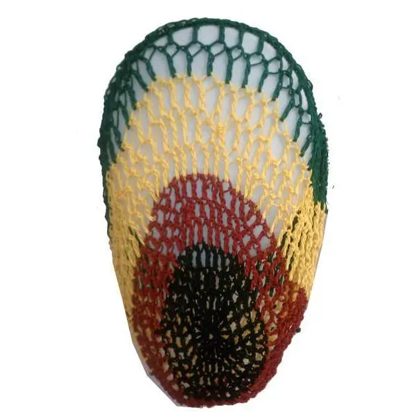 12 PACK Rasta Crochet Hair Snood 6624