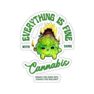 Everything Is Fine Nug Sticker