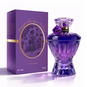 Twilight Amethyst Perfume 2.54fl oz 75ml Women's Purple Gemstone Valentine's Day Eau de Parfum for College Students Nightclub Party Dating Rose Jasmine Oud