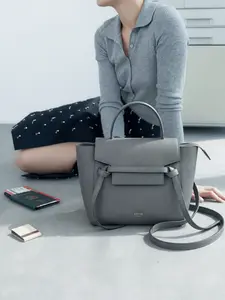 Pre-owned Celine Leather Shoulder Bags Belt Micro Shoulder Bag