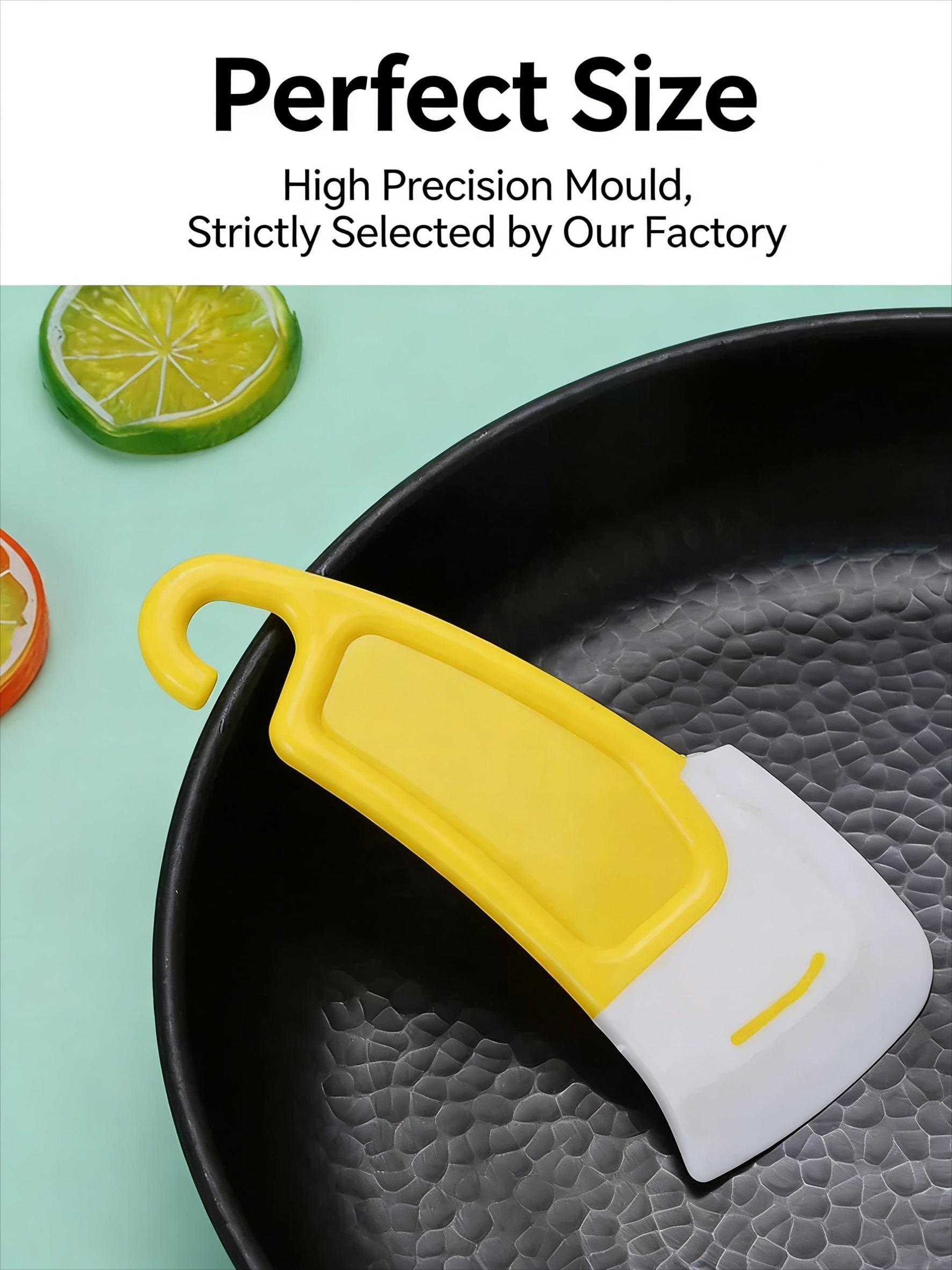 Kitchen Cleaning Scraper, Flexible & Durable Pan Cleaner for Food Residue & Grease