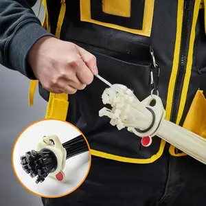Zip Tie Organizer ABS Automatic Zip Ties Holder Keeper for Cable Wire Tie Organizer, Portable Hardware Tools, Storage and Finishing