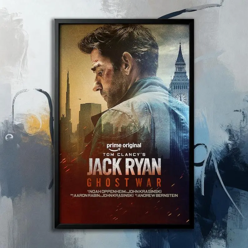 Movie Poster- Tom Clancy's Jack Ryan Ghost War (2026) | Movie Canvas| Wall Art Collection| Poster Unframed| Movie Art| Cover Poster