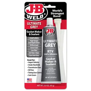 J-B Weld Co 32327 3 oz. Gray RTV Oxime Sealant