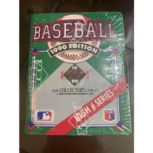 1990 Upper Deck Baseball High # Series Box #'s 701-800 Factory Sealed