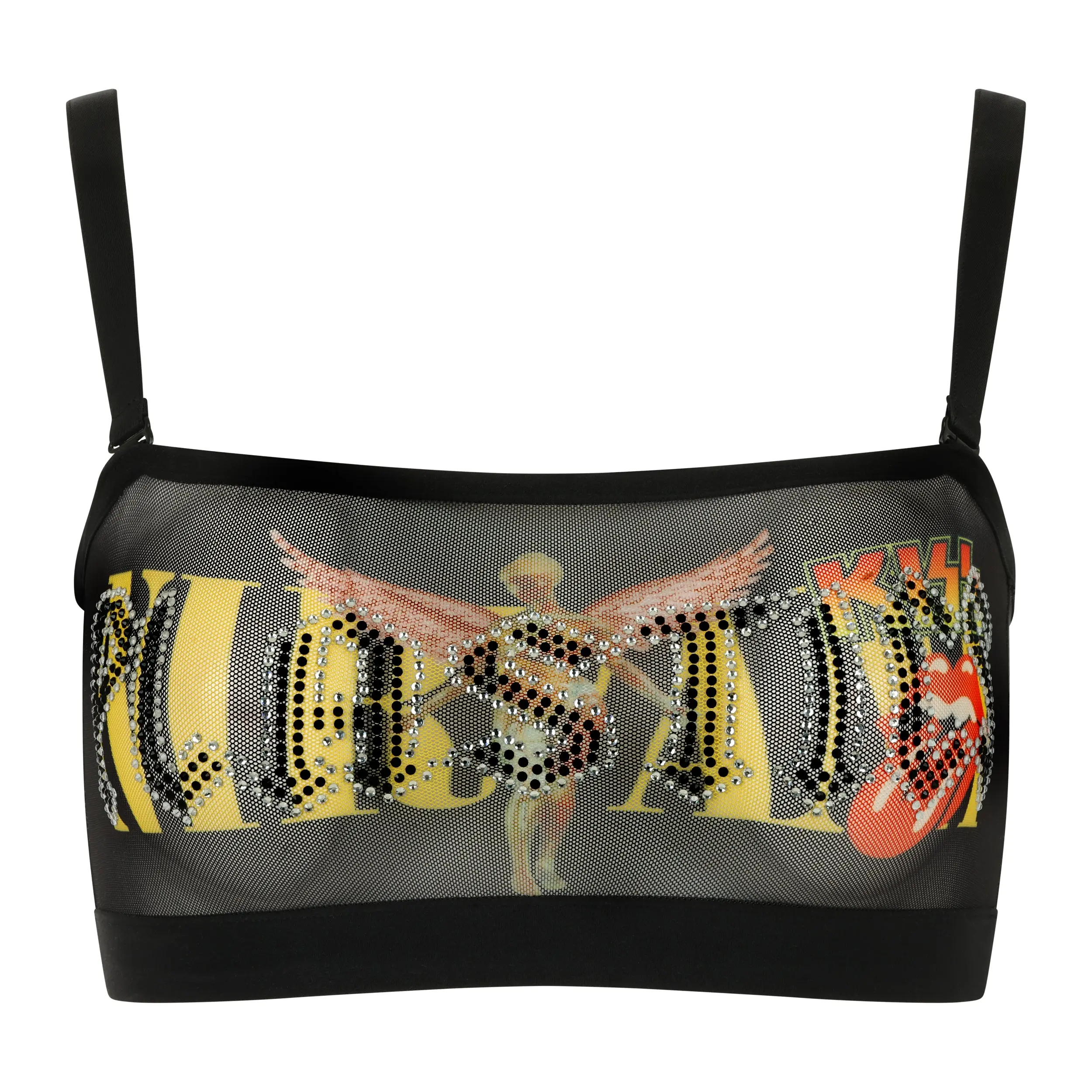 Plastics Rhinestone Bralette