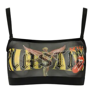 Plastics Rhinestone Bralette