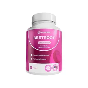 3x Rosabella Organic Beetroot Capsules (1300mg) for Blood Flow & Heart Health