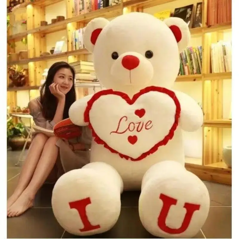Big Size Bear Plush Toy Giant Stuffed Animals Soft Sleep Hug Pillow Baby Dolls Birthday Valentines Day Gift