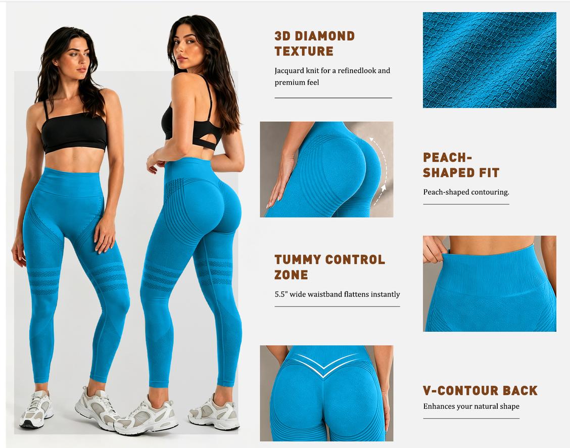 3D Anti Cellulite Compression Leggings Butt Lifting Legging for Women Tummy Control Metabolic Boost Workout Yoga Pant, High Waist Anti Cellulite Leggings, Workout Bum Scrunch Butt Lift Leggings, Gym Trousers Women