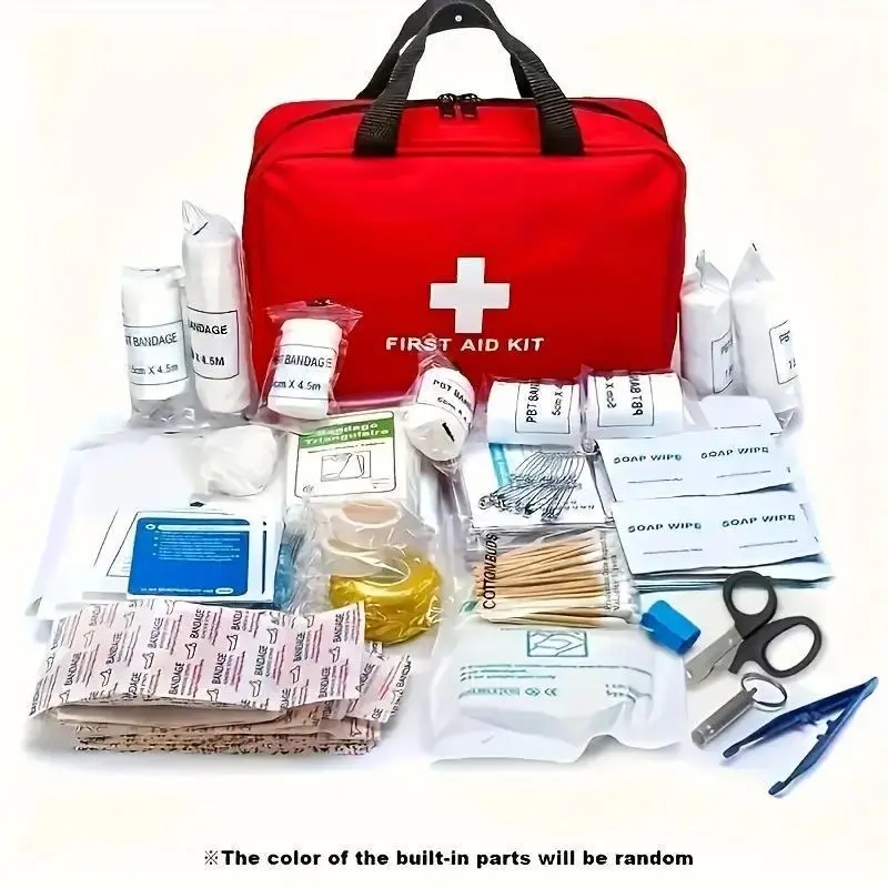 Emergency First Aid Kit, 1 Set Outdoor Emergency First Aid Bag ...
