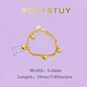 Handmade Cuban bracelets, Cuban stitched heart-shaped bracelets, Cuban stitched four-leaf clover bracelets W161, W162, W163