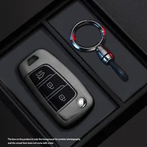 Tpu Holder Shell for Hyundai Elantra Solaris Tucson I30 I35 I40 Kona Genesis Santa Fe Azera, Car Flip Key Case Cover, Car Key Protector, Car Key Accessory, Durable Protection