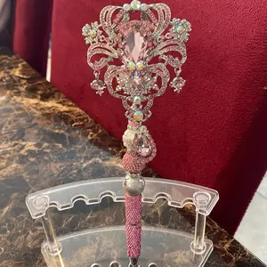Super Bling Pink Rhinestone Pen – Custom-Made, Refillable, Glam Desk Accessory