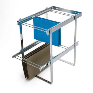 Rev-A-Shelf  2 14.5" Tier Base Cabinet File Drawer Organizer System, RAS-FD-KIT