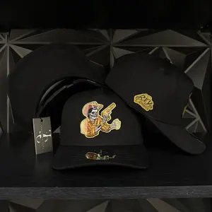 Chalino SnapBack hat-black