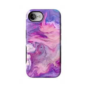Casely iPhone 17e Case | Tie Dying Over You | Purple Marble | Bold Protective Design | Compatible with MagSafe