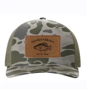 Speckled Addiction Leather Patch