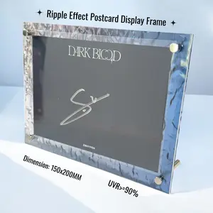 K-KEEP Acrylic Display Frame - 1 Postcard Frame Maximal Fit 133x173mm Sleeve