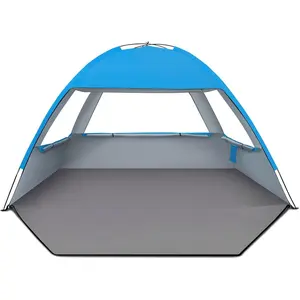 Beach Tent Sun Shelter  3/4-5/6-7/8-10 Person, UPF 50+ UV Protection Beach Canopy, Lightweight and Easy Setup Cabana, Portable Shade Tent