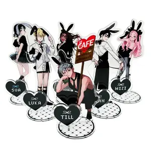 ALIEN STAGE Keychains Pendant Car Key Chain Acrylic Stand for MIZI SUA TILL IVAN HYUNA LUKA Fans Gifts cosplay Accessories Lightweight & Versatile