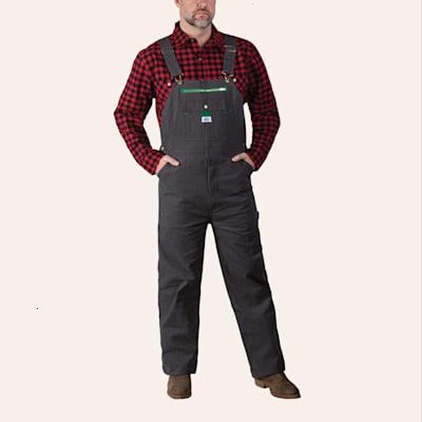 Liberty Men's Graphite Duck Bib Overalls