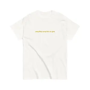 Women's Glee Embroidered T-shirt Perfect Funny Gift For The Glee Fan In Your Life Tshirt