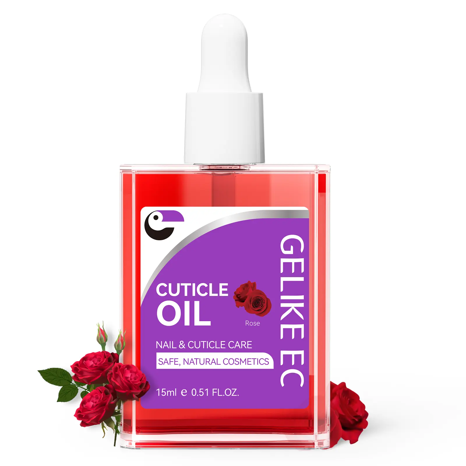 Gelike EC Nail Growth Oil, Moisturize Strengthen Nail Care Oil, Salon Gift for Women  Moisturizer Moisture,Strengthening, Brightening Moisture Nourishing Dry Nail Strengthener Serum for Weak and Brittle Nails