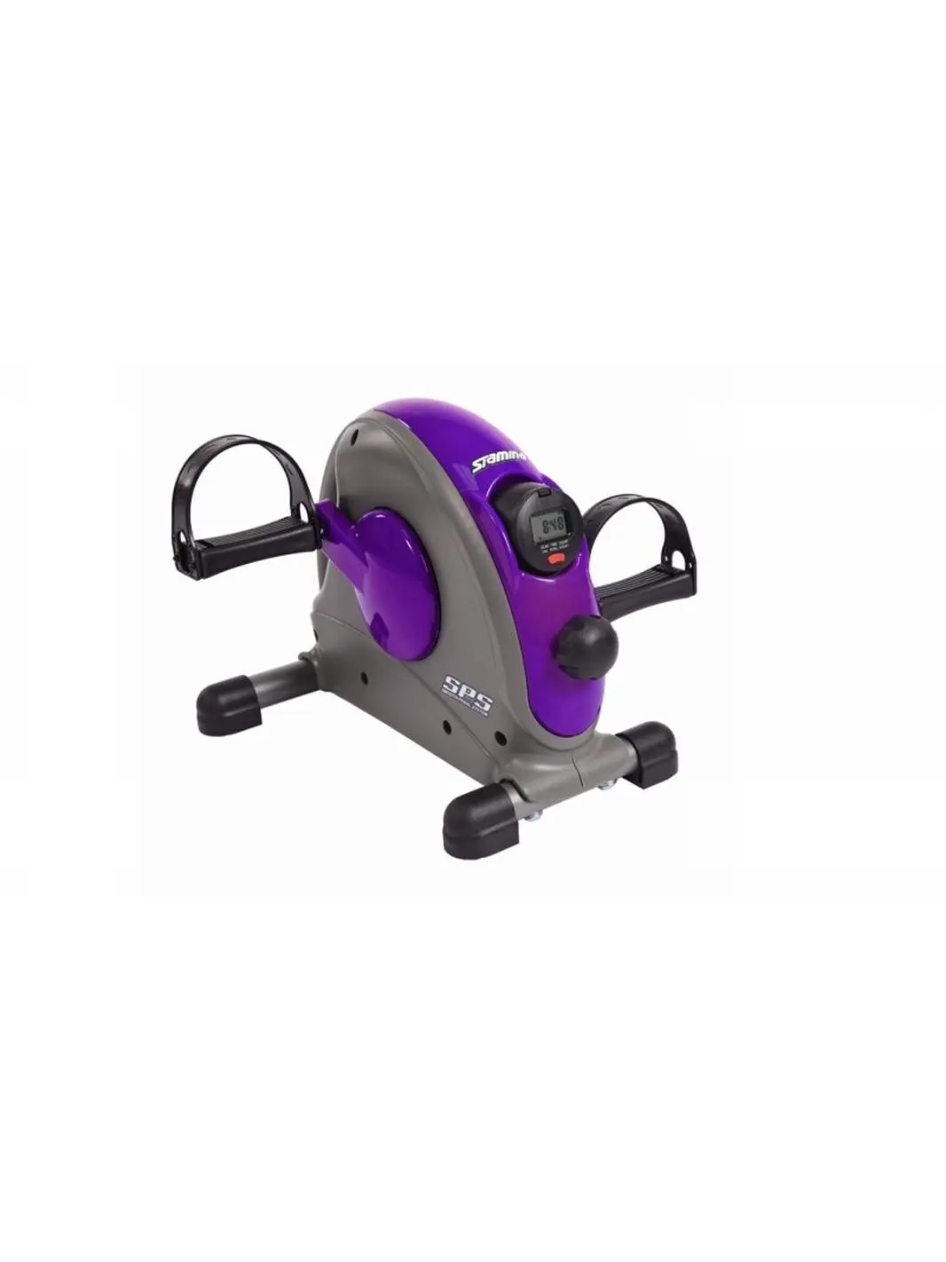 Stamina Products 15-0142 Adjustable Mini Exercise Bike - Smooth Pedal System, Purple, for Cardio at Home, Resistance Training to Build Strength