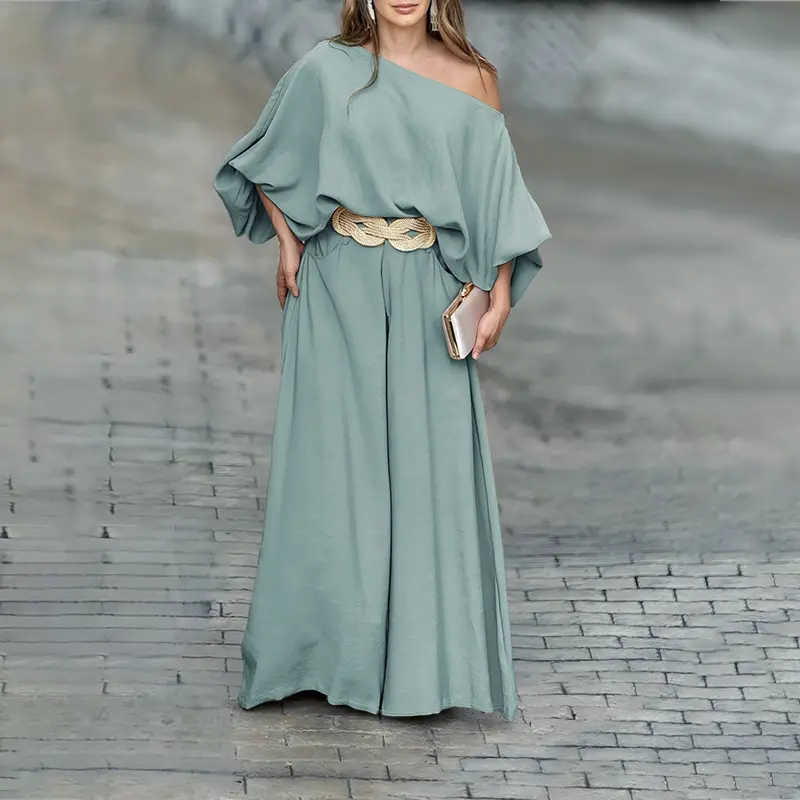 skew neck long sleeve dress Black Long Sleeve Square Neck Ruched Double Slit Maxi Dress Small