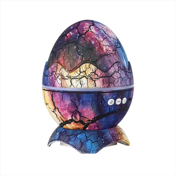 【Valentine's Day】Dinosaur Egg Star Projector Galaxy Night Light, Starry Light with Bluetooth Speaker Timer Voice/Remote Control, Ocean Wave Projector Night Light for Kids Adults Party Ceiling Room Decor