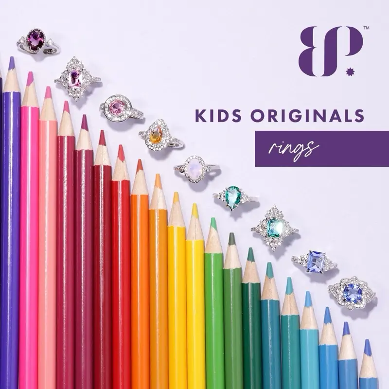 BP Original (OGs) Kid’s Rhodium Jewelry Ring Collection - Unrevealed Fizzable Cube Accessory