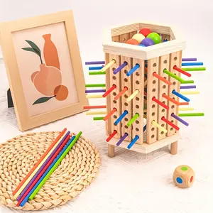 36pcs Colored Sticks And 6 Ball Stick Games, Stick Dice Insert Games, Fun Family Party Games, Christmas Gifts
