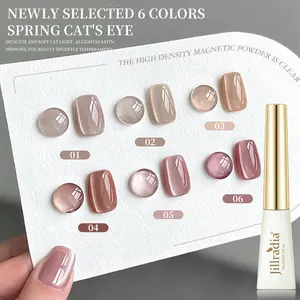 Holographic shining ultraviolet adhesive tape, with magnets, suitable for DIY nail care at the salon level for LED treatment nails, for home use, and suitable for parties.