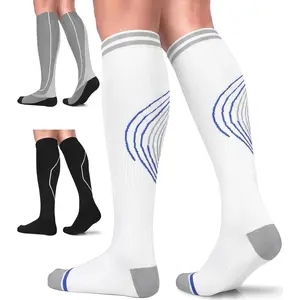 FuelMeFoot 3 Pack Copper Compression Socks - Compression Socks Women & Men Circulation - Best for Medical,Running,Athletic
