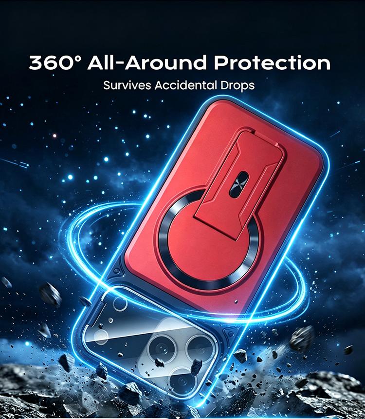 Multifunctional Lens Protection Case with Invisible Stand & Camera Protection for iPhone Multifunctional Lens Protection Case with Invisible Stand & Camera Protection for iPhone