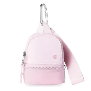 Mini Backpack Keychain Wristlet Pouch Easter Gift Small, Coin Purse Cute Zipper Wallet With 3 Card Slots wallets Gift, Mini Easter Keychain Wallet