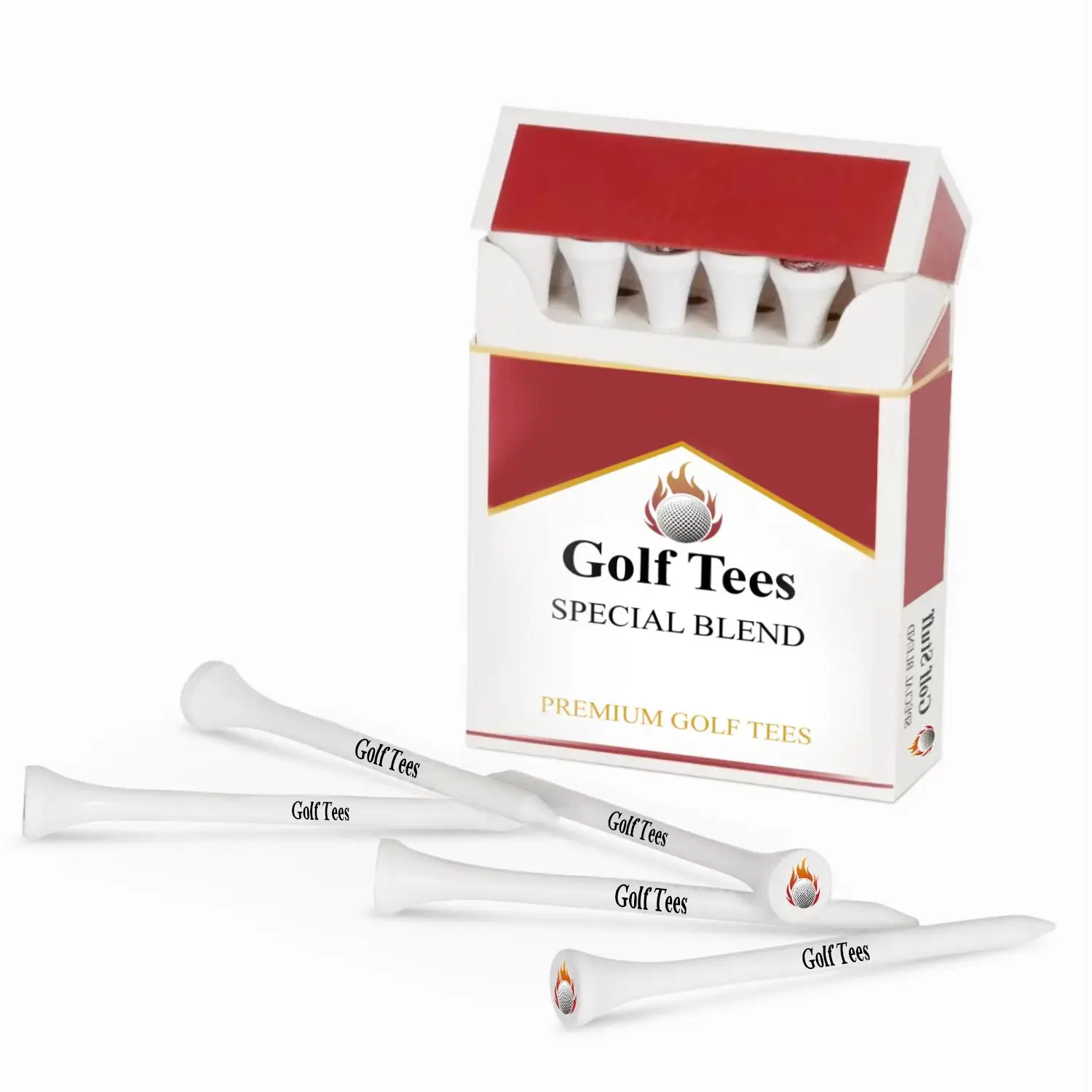 Golf Tees - Durable Golf Tees Designed to Enhance Golf Shot Distance & Precision - Robotically Tested to Reduce Ball Spin - USGA Approved Golf Equipm