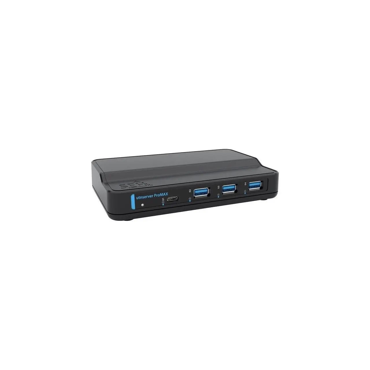 SEH utnserver ProMAX Device Server - Twisted Pair - 1 x Network (RJ-45) - 4 x USB - 2.5GBase-T - 2.5 Gigabit Ethernet - Desktop