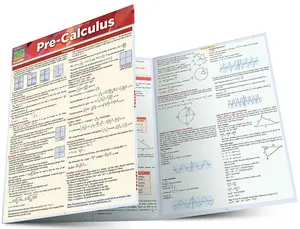 QuickStudy Pre-Calculus Laminated Study Guide, Education & Test Preparation Resource for Students