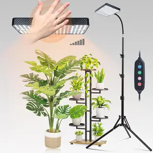 FECiDA Smart Control Tall Grow Light with Stand & Timer 4/8/12H 25W Standing Grow Lights for Indoor Plants Bonsai Tree Bright Enough Like A Small Sun for Indoor Jungle 24"-64" Height Adjustable Metal Frame