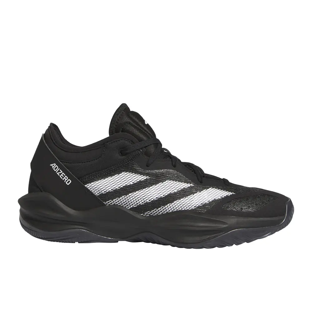 adidas Mens Adizero Select 2.0 Low Trainers Basketball Sneakers Shoes - Black