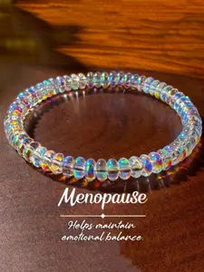 1pc Menopause Balancing Bracelet, Menopause Bangle, Elastic Cord Jewelry, Helps Maintain Emotional Balance, Comfortable & Stylish Accessory, Pretty Bracelet, Exquisite Bracelet